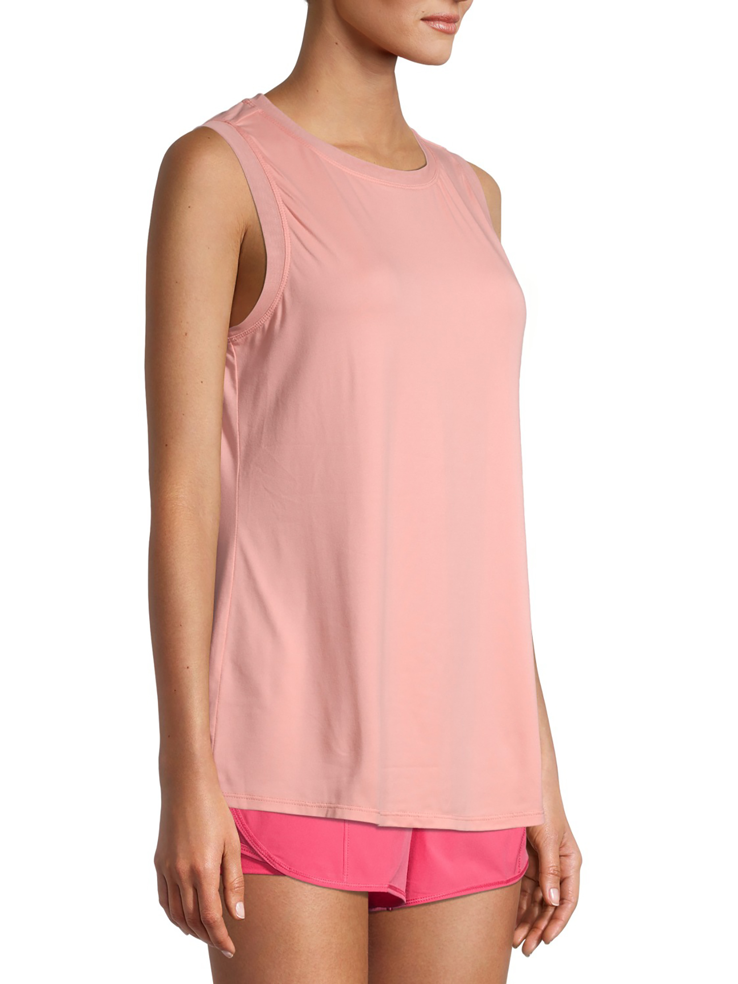 Apana Women's Active Tank Top with Mesh Trim