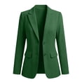 thumbnail image 4 of Levmjia Women's Blazer Jacket Solid Color Work Office Business Casual Suit Coat with Pockets Single Breasted Lapel Long Sleeve Elegant Ladies Outwear, 4 of 8