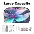 thumbnail image 3 of Dragonfly Travel Organizer Cable Wire Cord and Cable Charger Bag Waterproof Oxford Cloth Electronic Accessories Storage Case 5.9x9.44x3.14 in, 3 of 6