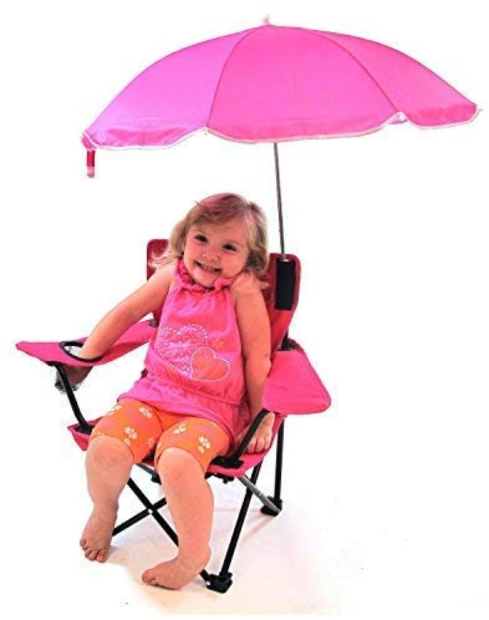 Hot Pink Redmon for Kids Kids Folding Camp Chair