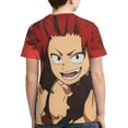 thumbnail image 7 of My Hero Academia Eijiro Kirishima Kids T-Shirt 3d Printed Graphic T-Shirts Boys And Girls Short Sleeve Shirts For Youth Kids X-Small, 7 of 7