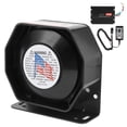 thumbnail image 1 of Car  Alarm, 200W Emergency Loudspeaker, Medium Size Outdoor 12V DC Universal For Fire Alarm Loudspeaker, 1 of 8