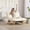 White, variant on FUNECORP Oversized Corduroy Comfy Accent Chair, 43" Modern Lounge Chair for Living Room Bedroom, White