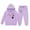 Purple, variant on Gunia Kids Tween Girls Tracksuits Athletic Outfits Set Oversized Cute Cartoon Dog Print Hoodie And Sweatpants Fall Winter Clothes,Size 2-13 Years