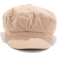 thumbnail image 5 of CoCopeaunts Newsboy Cap Corduroy Octagonal Hats Retro Solid Color Beret Winter Autumn Newsboy Hat Vintage Ivy Cap Painter Hat, 5 of 6