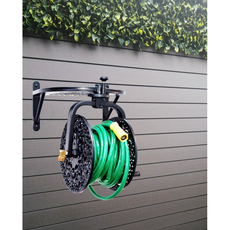 Better Homes & Gardens Wall-Mounted Hose Holder with Storage