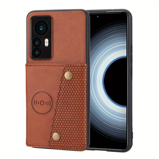 Leather Wallet Phone Case with Card Slot - Anti-Fall Protection for Xiaomi 11t, 11lite, 11ultra, 12t, Redmi K50 Gaming, K40s, K60, K20pro, Note9pro, Note11s, Note12ProSpeed, Note