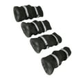 thumbnail image 4 of Botas para perros antideslizantes, reflectantes, cálidas y ajustables, con protección para las patas, para perros pequeños, medianos y grandes, color negro, talla L, 4 of 14