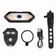 thumbnail image 3 of Luz de señal de giro para bicicleta, luz LED de carga USB, control remoto inalámbrico, lámpara de advertencia trasera para bicicleta a prueba de agua, 3 of 12