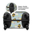 thumbnail image 4 of Easygdp Bees Print Elastic and Washable Suitcase Protective Cover with Hidden Zipper Fits 18-32 inch Luggage -X-Large, 4 of 9