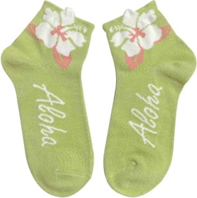 Chiefly Hibiscus Unisex Ankle Socks - Comfortable and Stylish