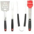 thumbnail image 3 of GOOHOCHY  4 Pcs Spatula BBQ Utensil Set Heavy Duty Grill Tools Rust-resistant, 3 of 8
