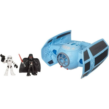 Star Wars Jedi Force Playskool Heroes Darth Vader's TIE Fighter with Stormtrooper Figure