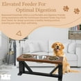 thumbnail image 5 of Bearwood Essentials Elevate Your Pet's Dining Experience with 3-Bowl Farmhouse-Style Dog Feeder, 5 of 8