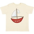 thumbnail image 3 of Inktastic Red Sailboat Boys or Girls Toddler T-Shirt, 3 of 5