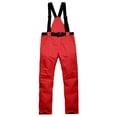 thumbnail image 1 of Xfvqtps Pantalons de Neige pour Hommes et Femmes Salopettes de Ski Planche à Neige Bretelles Ajustables Couleur Unie Chauds Imperméables Isolés Salopettes d'Hiver Rouges, 1 of 1