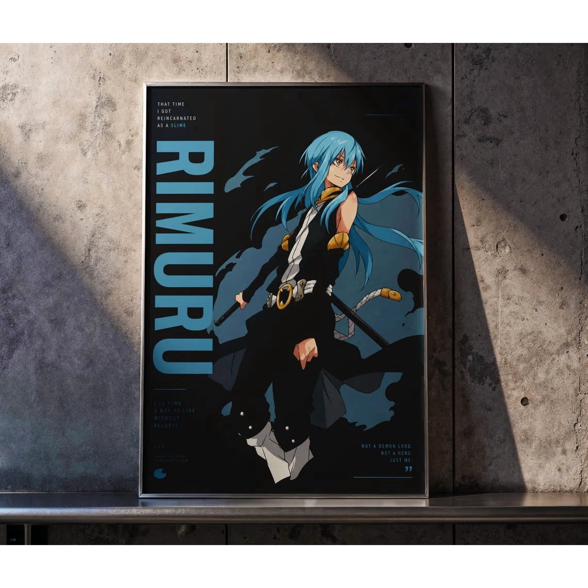 That Time I Got Reincarnated As A Slime Rimuru Poster Unframed Size 24''x36'' GooGate
