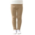 thumbnail image 2 of Hurxie Girls Ribbed Jersey Leggings Kids Warm Footless Tights Ruffles Knit Pants, 2 of 7