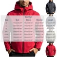 thumbnail image 3 of LEKWK Rain Jacket Men Big and Tall Water Resistant Lightweight Windbreaker Hooded Coat Full Zip Hiking Running Golf Outdoor Activewear, 3 of 9