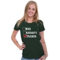 thumbnail image 5 of Xmas Naughty Nice Framed Checklist Women's T Shirt Ladies Tee Brisco Brands S, 5 of 6