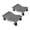 Silver 2pcs Threaded Plate 3000 Lbs, variant on Accreate Heavy-Duty  Car Wheel Dolly,Car Dollies with Locking Casters, Multi-Purpose Moving Cart for Car, Truck, RV, Trailer, Snowmobile, and Motorcycle