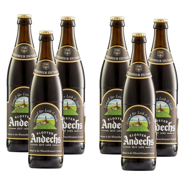 Six Pack Cerveza Andechs Weissbier Dunkel 500 Ml Andechs Weissbier Dunkel