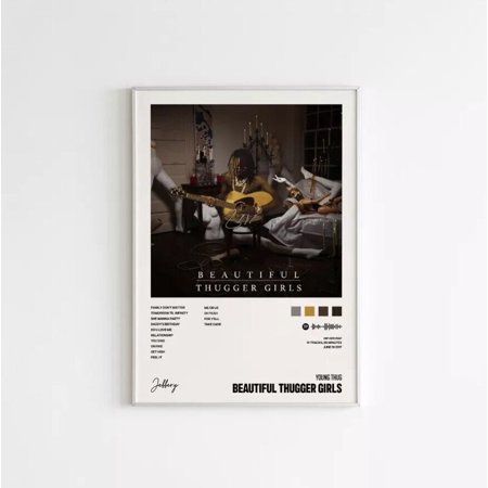 POSTER Young Thug, Beautiful Thugger Girls Album Art Poster, Print, Music, Tracklist-8x12-UNFRAMED