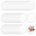 thumbnail image 1 of 60 Hojas de Acrílico Circulares Transparentes de 4 Pulgadas, Discos Acrílicos Redondos, Adornos Acrílicos Transparentes en  para Proyectos de Bricolaje, 1 of 1