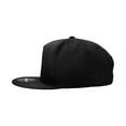 thumbnail image 3 of Decky 1064 5 Panel High Profile Structured Cotton Blend Snapback-Black, 3 of 6