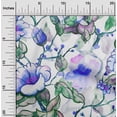 thumbnail image 2 of oneOone Cotton Cambric Royal Blue Fabric Florals Quilting Supplies Print Sewing Fabric By The Yard 56 Inch Wide, 2 of 6