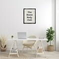 thumbnail image 3 of Stupell Industries Minimal Introverted Phrase Typography Painting Black Floater Framed Canvas Art Print Wall Art, 25 x 31, 3 of 10