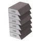 thumbnail image 1 of Bloques de esponja de lijado Uxcell 6pcs 100# (240-320 grano) con borde en ángulo 4"x2.8"x1", bloque de lijado de espuma lavable y reutilizable para pulir metal, madera, paneles de yeso en el hogar., 1 of 7