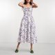 thumbnail image 1 of WILLBEST Vestidos Primavera Verano 2025 Vestido Midi Con Estampado Floral De Verano Para Mujer Con Cómodo Y Transpirable. En La Cintura Vestido Elegante De Fiesta, 1 of 3