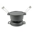 thumbnail image 2 of Set de Parrilla de Carbón HAWOK de Hierro Fundido con Horno Holandés de 4QT, 2 of 6