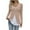 Khaki, variant on YUGYXL Womens Patchwork Tops Plus Size Crew Neck Long Sleeve Casual Striped Loose Fit Tunic Fall Soft Fake Two Pieces Shirt Purple XL
