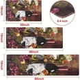 thumbnail image 2 of Kitchen Mats Set of 3, Wine Grape Cushioned Anti-Fatigue Kitchen Rugs Mats Non Slip Memory Foam Kitchen Rugs Waterproof Kitchen Floor Comfort Mat Rustic 18" x 30" + 18" x 48" + 18" x 60", 2 of 6
