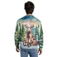 thumbnail image 5 of Merry Christmas Santa Reindeer Antlers Goldendoodle Sleigh Xmas Winter Holiday All Over Print 3D Sweatshirt Unisex Merch Doodle Dog Lover Gifts Idea - 00023, 5 of 6