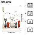 thumbnail image 3 of Cats Flies Ring Binder Notebook Journey Note Diary College Ruled Spiral Notebook Study Loose Leaf Paper A5 60 Pages, 3 of 8