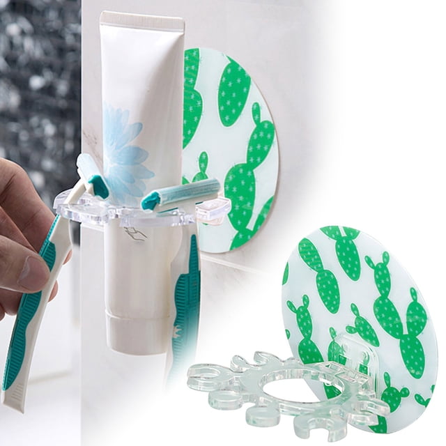 WIFKLSIIPG Home Punch Funny Toothbrush Holder Children's Toothpaste Holder Multifunctional Wall Mounting Storage Rack Toiletries