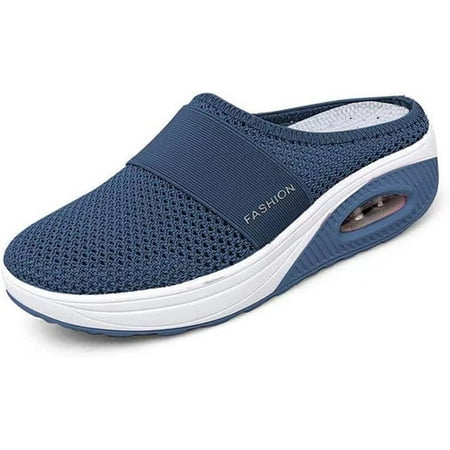 HOKILAW Sevensmz Shoes  Women Walking Shoes Air Cushion Slip-On Shoes-Orthopedic Diabetic Walking Shoes  Mesh Sneaker Sandals