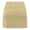 thumbnail image 4 of Girls' Skort Sports Tennis Skirt Solid Color Loose High Waist A-line Skirt for Girls 2-12Y, 4 of 5