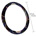 thumbnail image 4 of Shivering 14.5 Inch Printing PVC Leather Car Wheel Covers Steering Wheel Cover Auto Accessories, 4 of 6