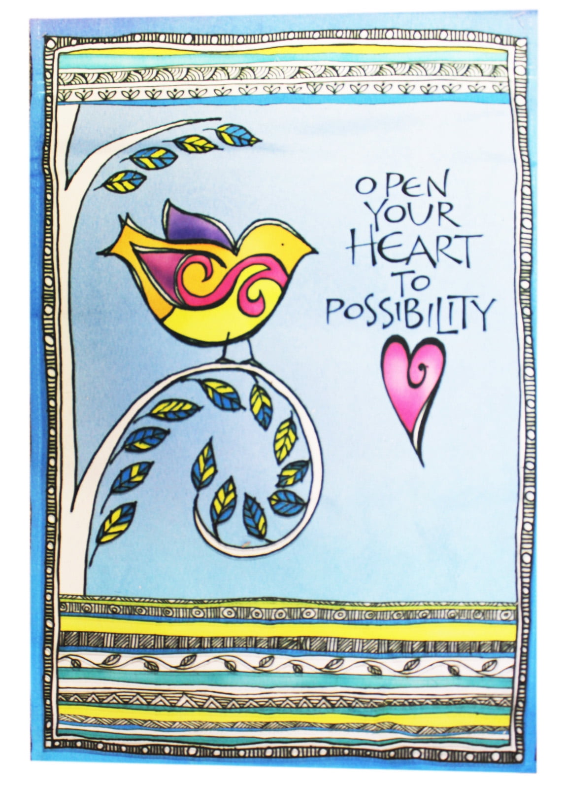 Garden Accents Open Your Heart To Possibility Garden Flag By Ganz (No Stand) by