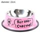 thumbnail image 2 of Utensilios de comida para mascotas cuenco para perros de acero inoxidable cuenco antideslizante para mascotas patrón de dibujos animados 22cm MFZFUKR CPB-DE-SSW2350-4, 2 of 5