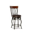 thumbnail image 2 of Linon Four Oval 24" Metal Counter Stool in Matte Bronze, 2 of 9