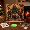 thumbnail image 6 of WDOBM Christmas Pearl Painting Kit, Christmas Diamond Painting Kit with Frame, Pearl Painting Kit for Adults Beginners, Christmas Tree Pearl Dot Painting Canvas Kit for Home Wall Decor, 6 of 6