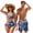 America 250 Years Butterfly, variant on Hawaiian Outfits for Men Women American Bold Eagle Bikini Sets Women's 2 Piece Halter Bathing Suit Mens Swimming Trunk 4th of July Matching Swimsuits Couples Swimwear