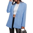 thumbnail image 3 of Stylish Fashion Women Long Sleeve Cardigan Casual Lapel Blazer Suit Jacket Top Coat Outwear, 3 of 4