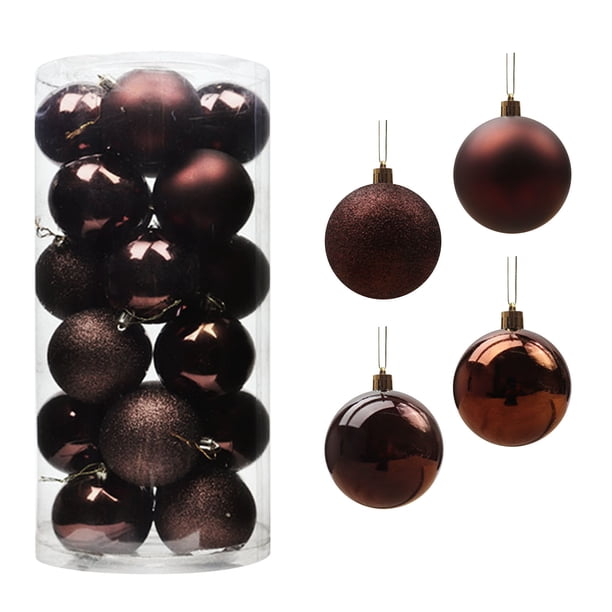 Fiudx Adornos Navideños, Plástico Irresponsables, Adornos de Árboles Festivos, Adornos de Guirnaldas, Fiestas y Bodas, Diseño Apto de Toda La Familia, Opciones de Tamaño de 4 Cm