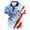 WenDA04_Light Blue, variant on WEIWEN Mens Polo Shirts 1776-2026 250th Casual Golf Stretch American Flag Graphic Short Sleeve 4th of July Shirts for Men Clothes Blue M